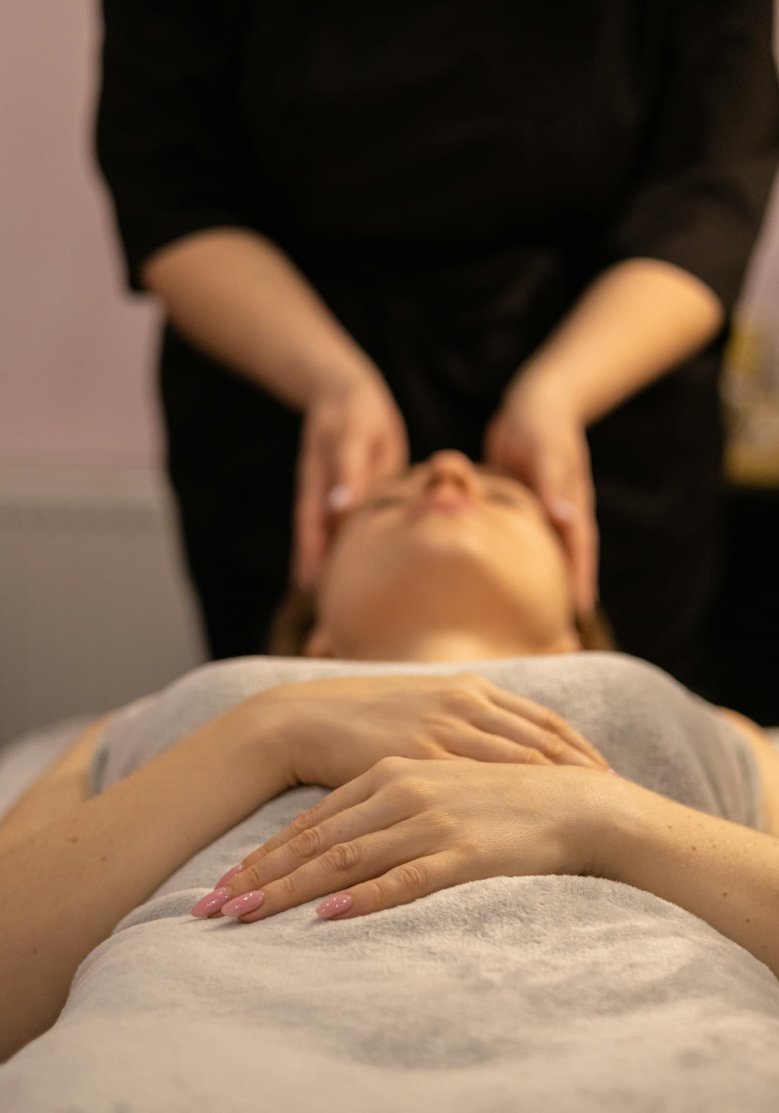 A calm treatment room at Lumora Beauty Bar