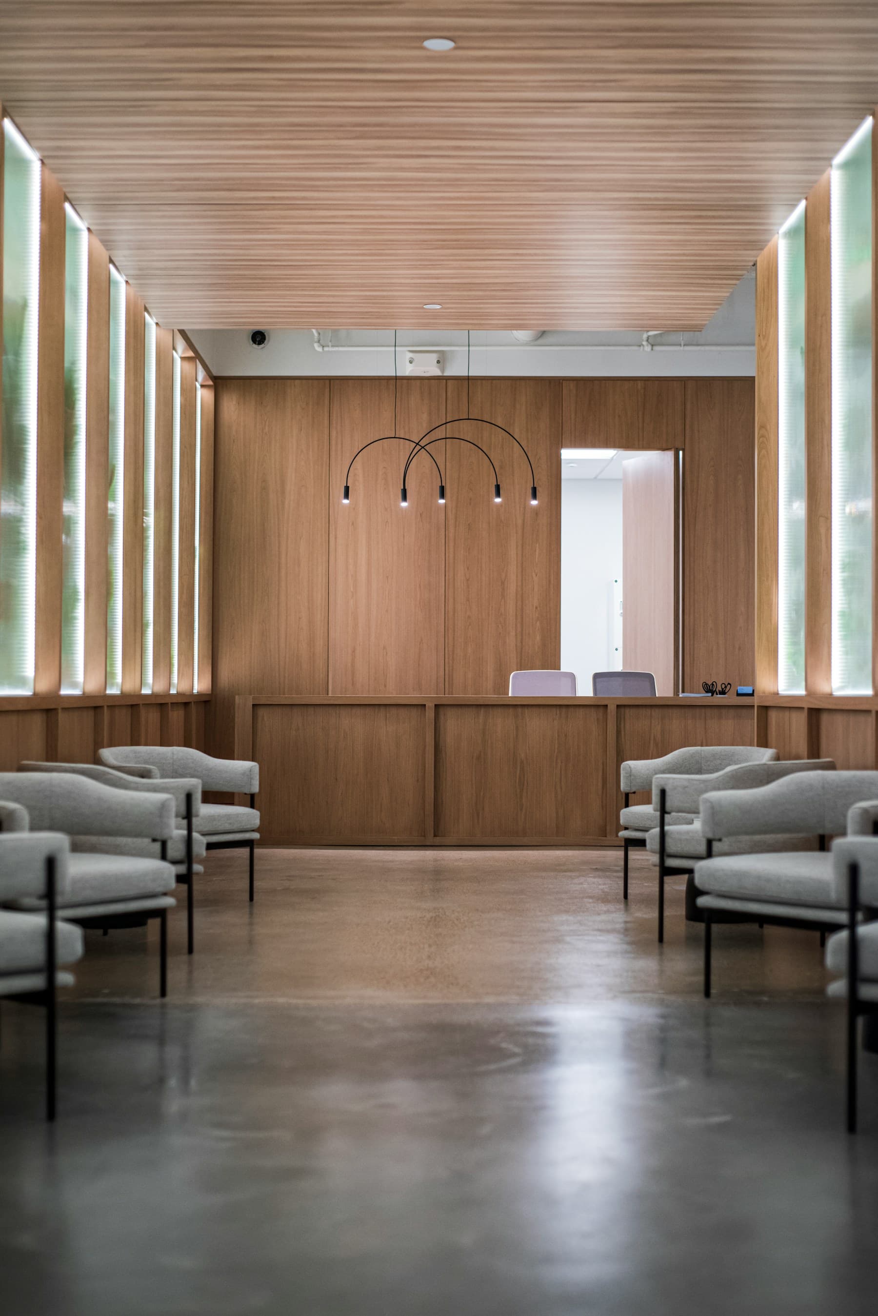 The waiting area at Brightwell Dental Co.