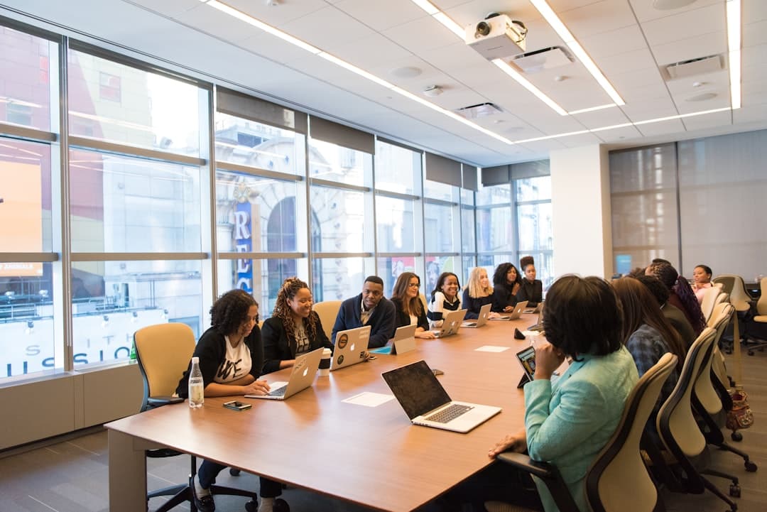The Sterling & Cole team collaborating on a case